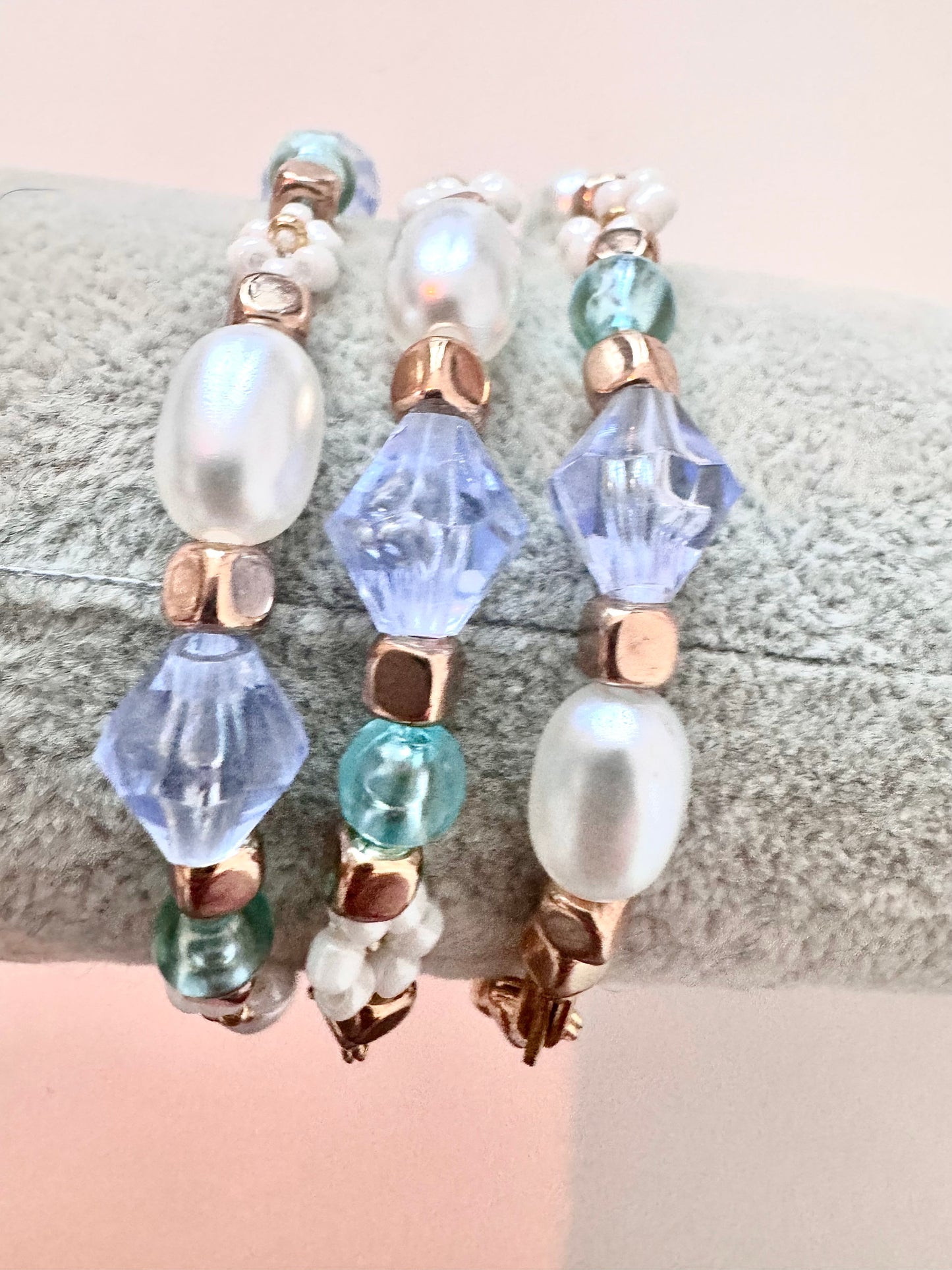 Blue Daisy Bracelet by Diane